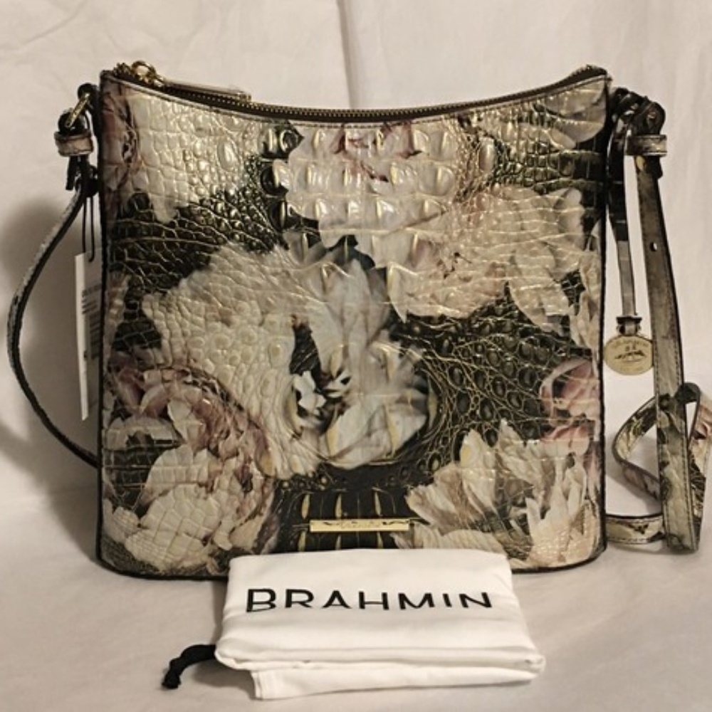 Brahmin Melbourne KATIE leather shoulder crossbody bag NWOT